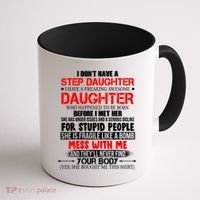 Funny Step Daughter Design For Dads And Moms Coffee Mug thumb 1
