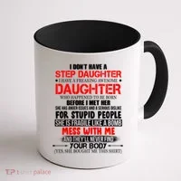 Funny Step Daughter Design For Dads And Moms Coffee Mug thumb 1