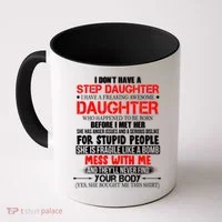 Funny Step Daughter Design For Dads And Moms Coffee Mug thumb 0