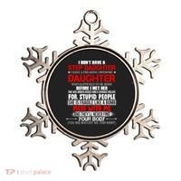 Funny Step Daughter Design For Dads And Moms Ornament thumb 0