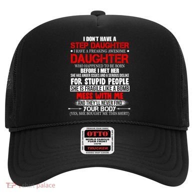 Funny Step Daughter Design For Dads And Moms Hat