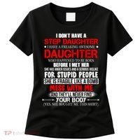 Funny Step Daughter Design For Dads And Moms Women's T-Shirt thumb 0
