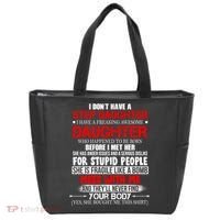 Funny Step Daughter Design For Dads And Moms Tote Bag thumb 0
