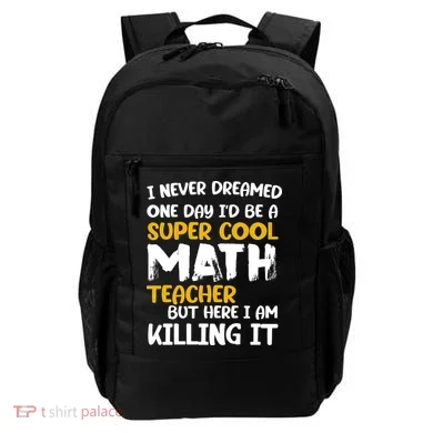 Funny Super Cool Math Teacher Backpack