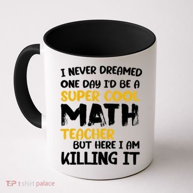 Funny Super Cool Math Teacher Coffee Mug