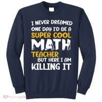 Funny Super Cool Math Teacher Sweatshirt thumb 0