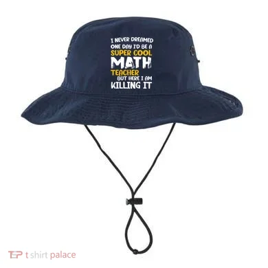 Funny Super Cool Math Teacher Bucket Hat