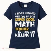 Funny Super Cool Math Teacher Women's T-Shirt thumb 0