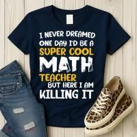 Funny Super Cool Math Teacher Women's T-Shirt thumb 3
