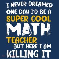 Funny Super Cool Math Teacher Kids Sweatshirt thumb 2