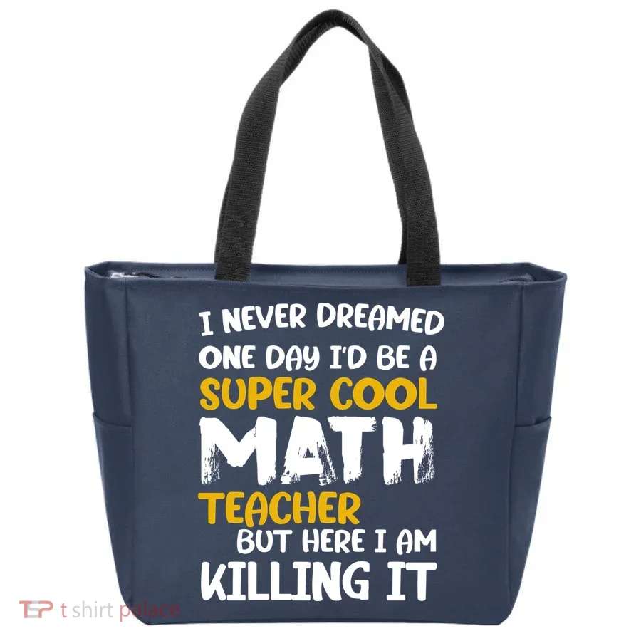 Funny Super Cool Math Teacher Tote Bag