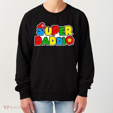 Funny Super Daddio Father's Day Gamer Women's Sweatshirt