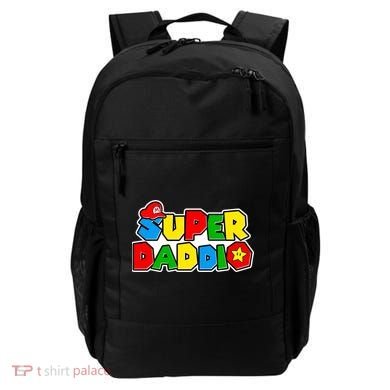 Funny Super Daddio Father's Day Gamer Backpack
