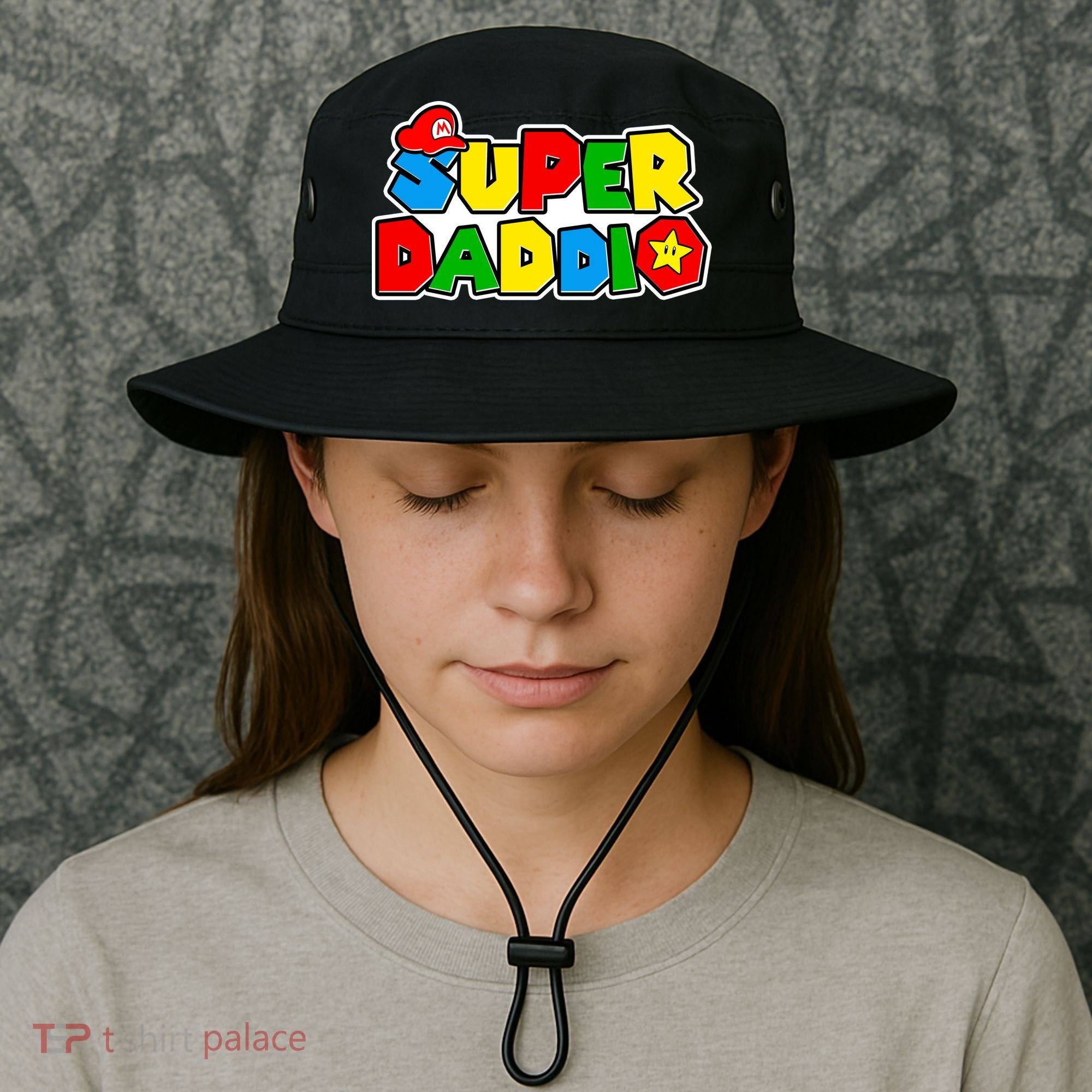 Funny Super Daddio Father's Day Gamer Bucket Hat