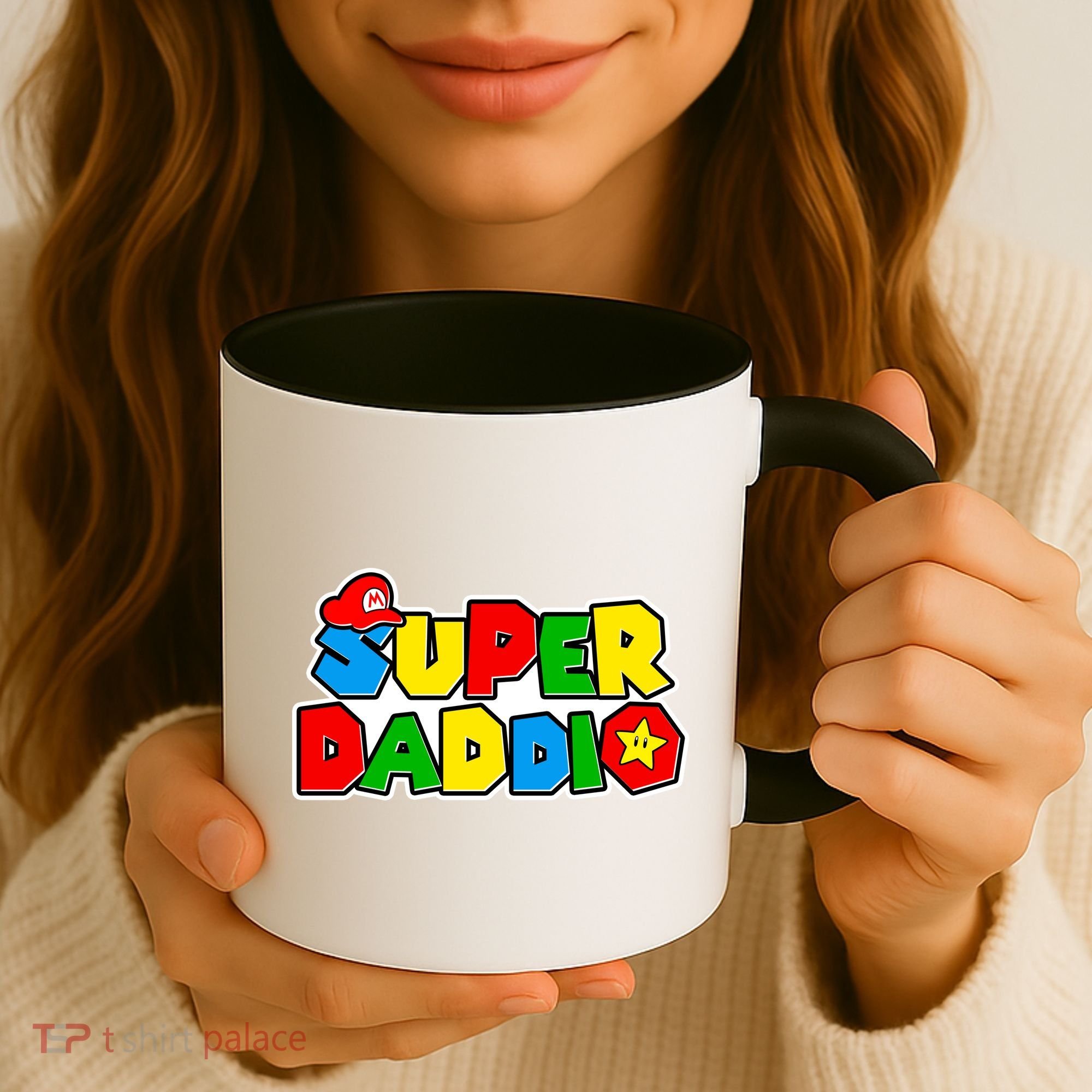 Funny Super Daddio Father's Day Gamer Coffee Mug