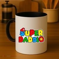 Funny Super Daddio Father's Day Gamer Coffee Mug thumb 4
