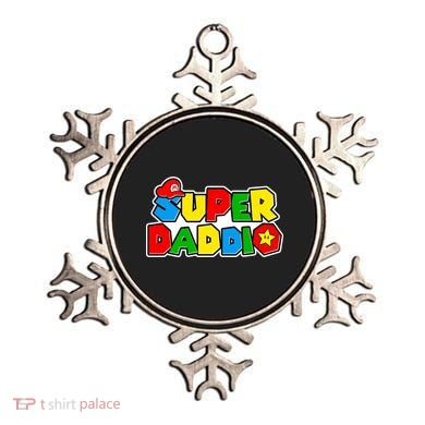 Funny Super Daddio Father's Day Gamer Ornament