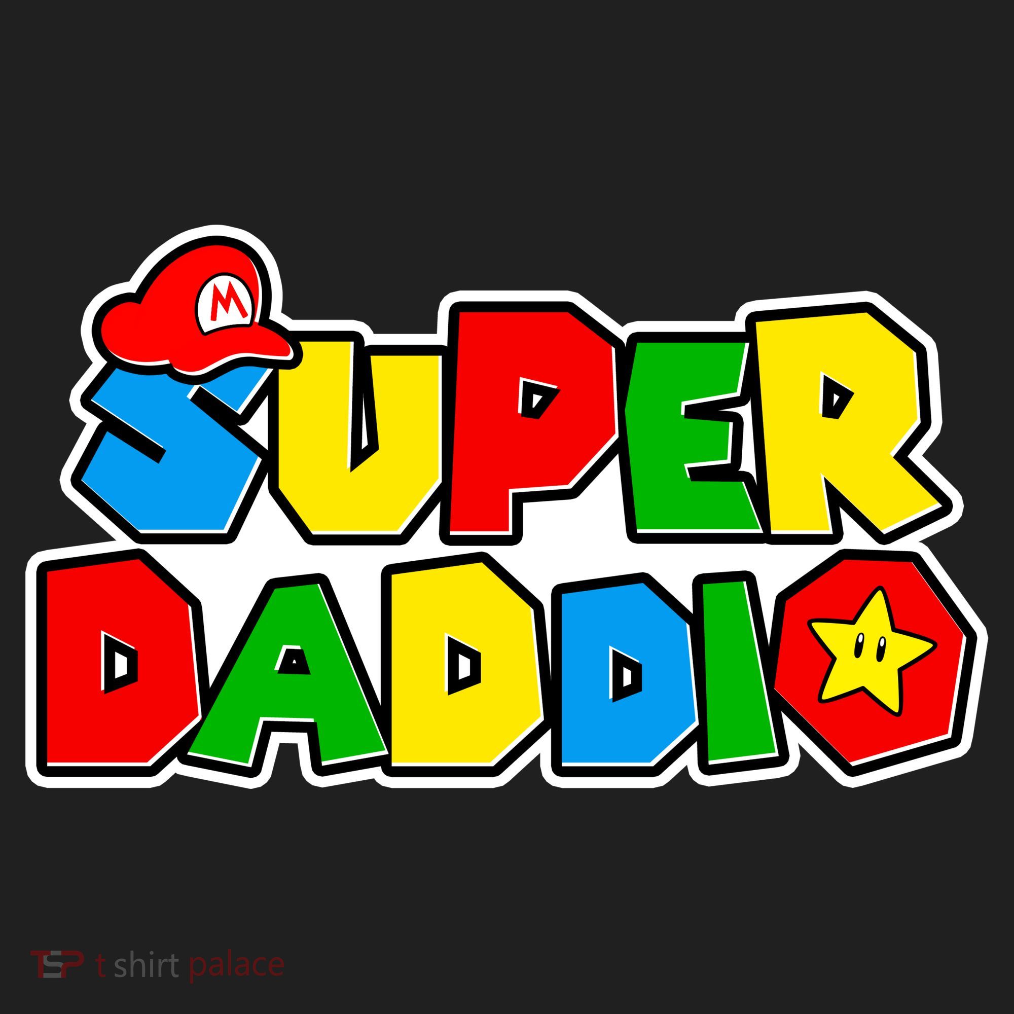 Funny Super Daddio Father's Day Gamer Golf Towel