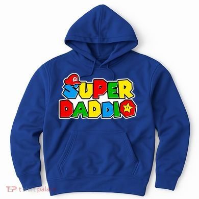Funny Super Daddio Father's Day Gamer Hoodie