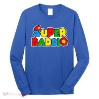 Funny Super Daddio Father's Day Gamer Long Sleeve Shirt thumb 0