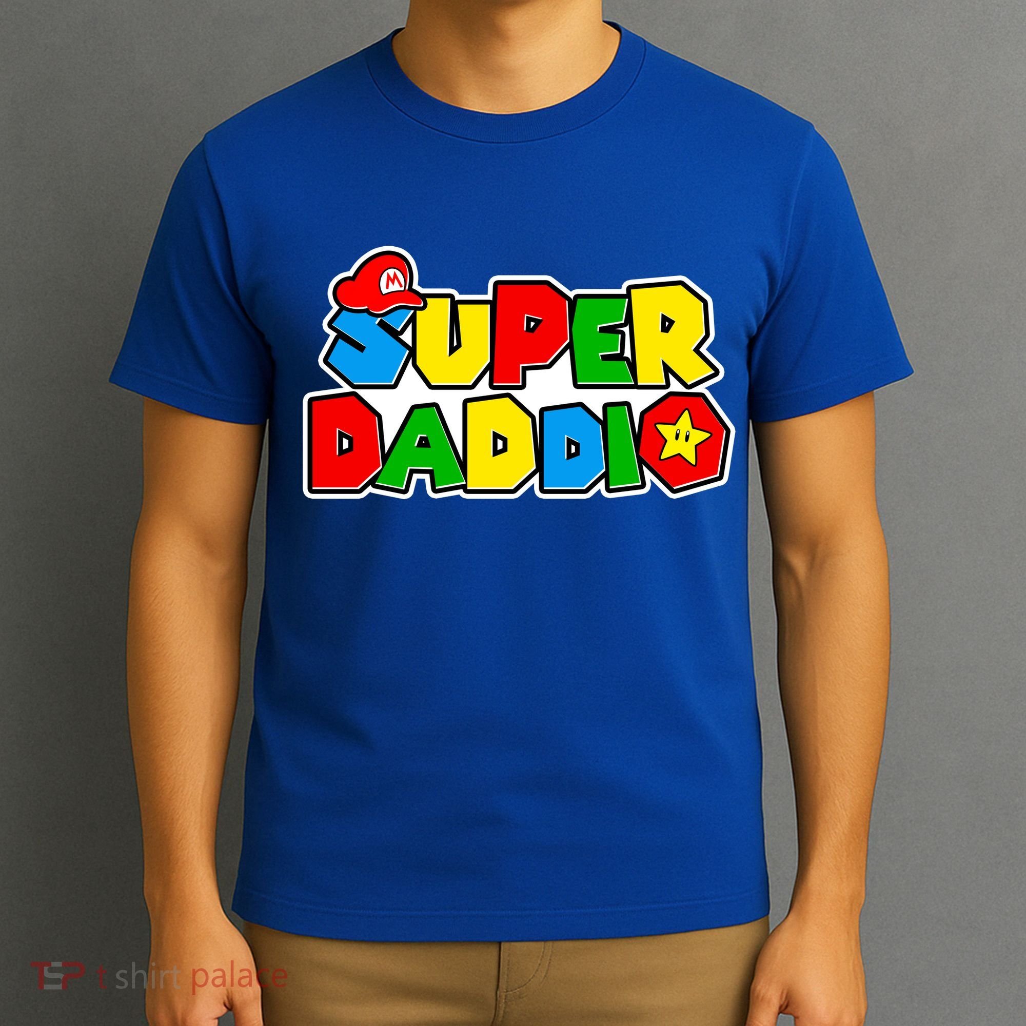 Funny Super Daddio Father's Day Gamer T-Shirt