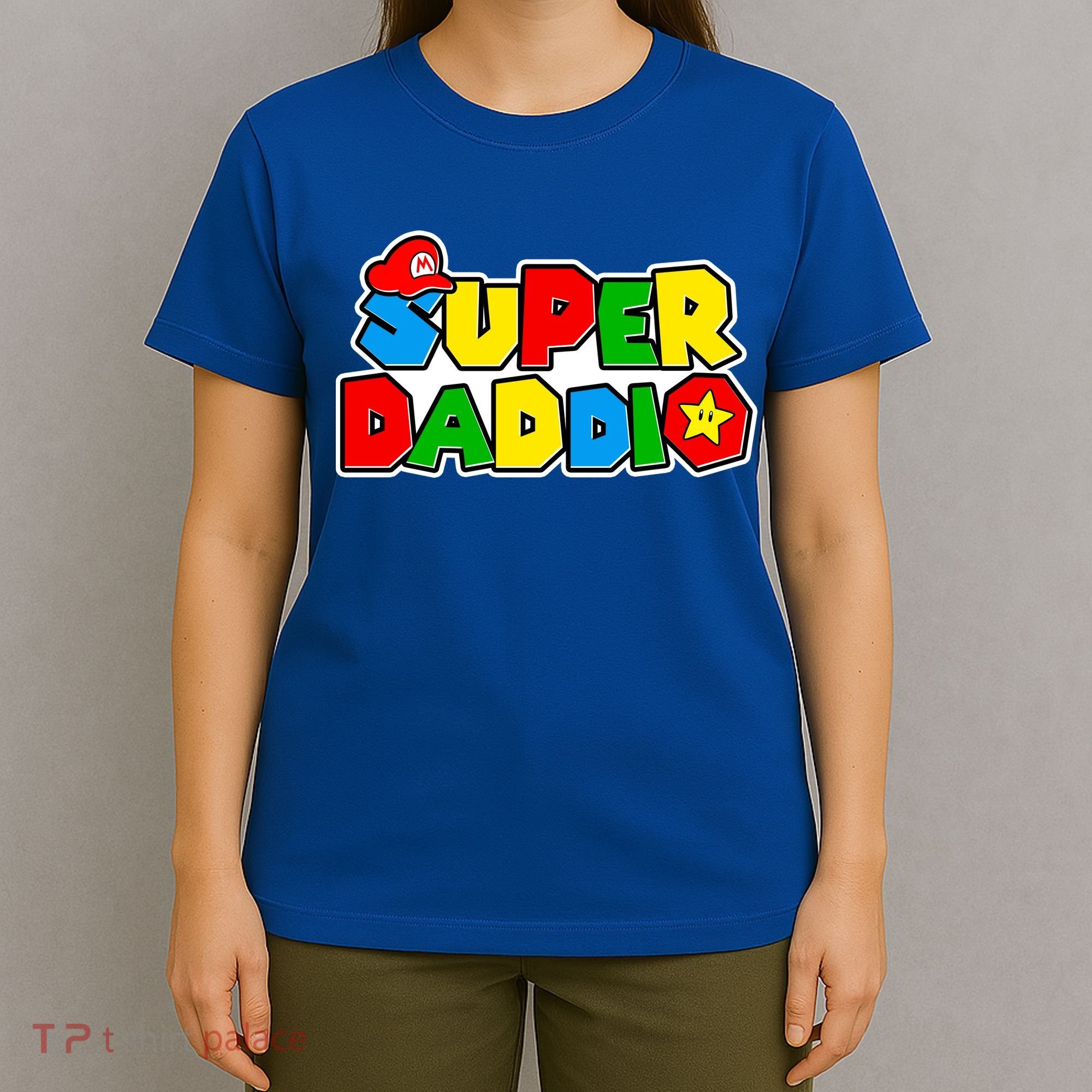 Funny Super Daddio Father's Day Gamer T-Shirt