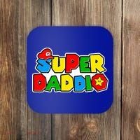 Funny Super Daddio Father's Day Gamer Coaster thumb 0