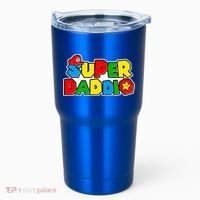 Funny Super Daddio Father's Day Gamer Tumbler thumb 0