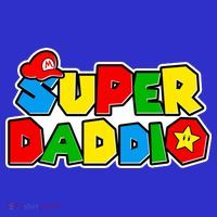 Funny Super Daddio Father's Day Gamer Mousepad thumb 1