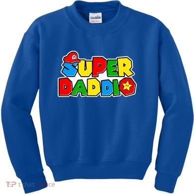 Funny Super Daddio Father's Day Gamer Kids Sweatshirt