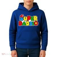 Funny Super Daddio Father's Day Gamer Kids Hoodie thumb 4