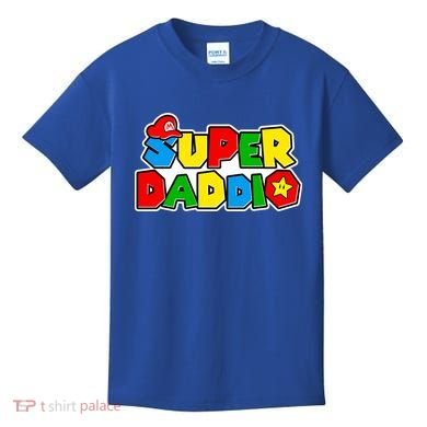 Funny Super Daddio Father's Day Gamer Kids T-Shirt
