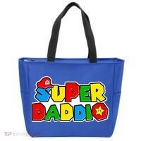 Funny Super Daddio Father's Day Gamer Tote Bag thumb 0