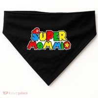Funny Super Mommio Mother's Day Gamer USA-Made Doggie Bandana thumb 0