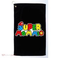 Funny Super Mommio Mother's Day Gamer Golf Towel thumb 0