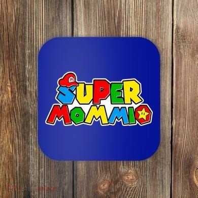 Funny Super Mommio Mother's Day Gamer Coaster