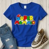 Funny Super Mommio Mother's Day Gamer Women's T-Shirt thumb 3