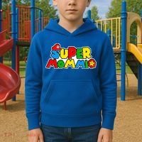Funny Super Mommio Mother's Day Gamer Kids Hoodie thumb 2