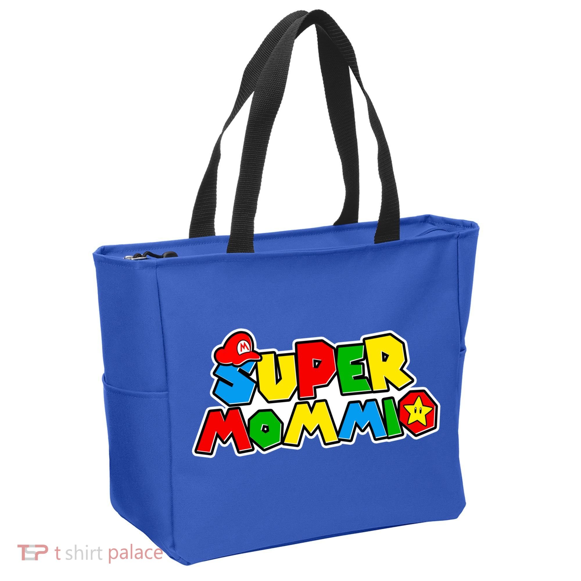 Funny Super Mommio Mother's Day Gamer Tote Bag