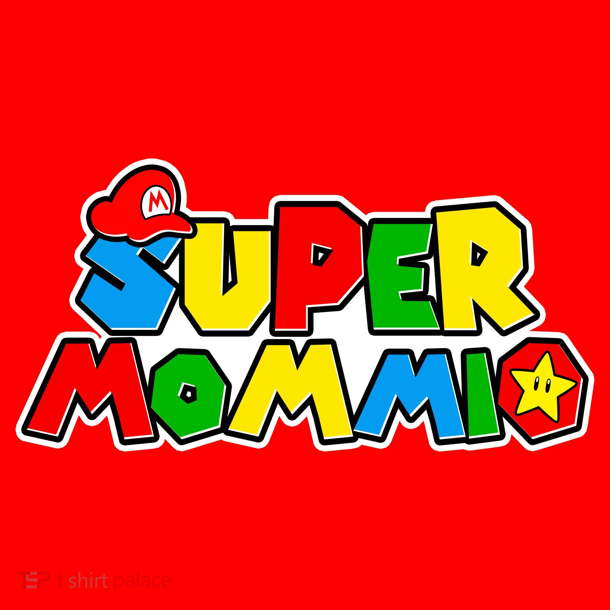 Funny Super Mommio Mother's Day Gamer Santa Hat