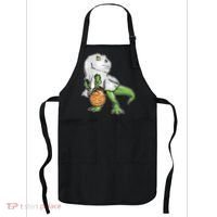Funny T-Rex Ghost Pumpkin Candy  Apron thumb 0