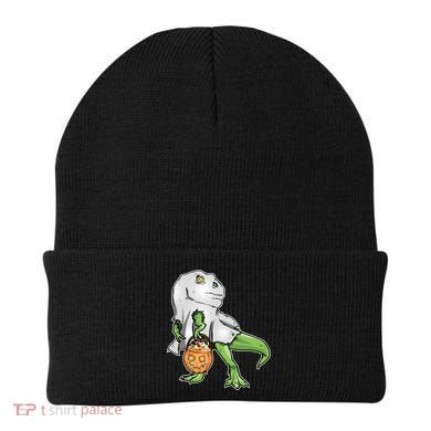 Funny T-Rex Ghost Pumpkin Candy  Beanie