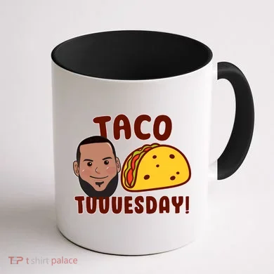 Funny Taco Tuesday Coffee Mug back