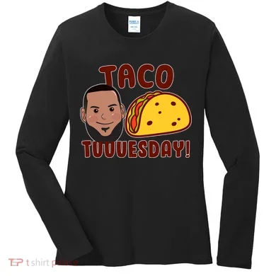 Funny Taco Tuesday Women's Long Sleeve Shirt