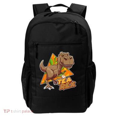 Funny Tea Rex Dinosaur Tea Lover Backpack