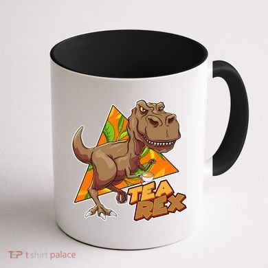 Funny Tea Rex Dinosaur Tea Lover Coffee Mug back
