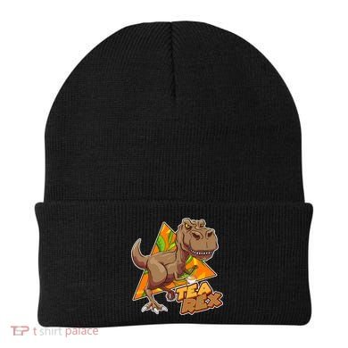 Funny Tea Rex Dinosaur Tea Lover Beanie