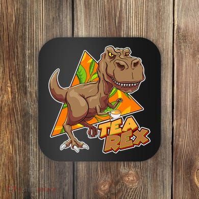 Funny Tea Rex Dinosaur Tea Lover Coaster