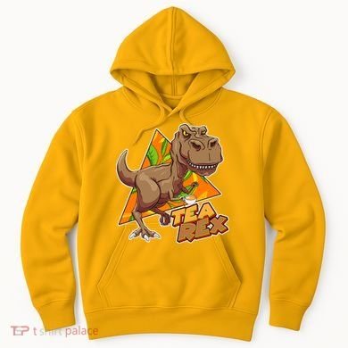 Funny Tea Rex Dinosaur Tea Lover Hoodie
