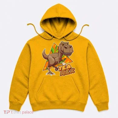 Funny Tea Rex Dinosaur Tea Lover Hoodie